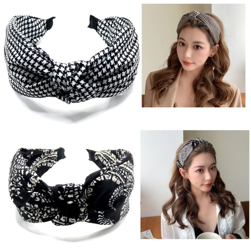 2PCS Women Knotted Headband